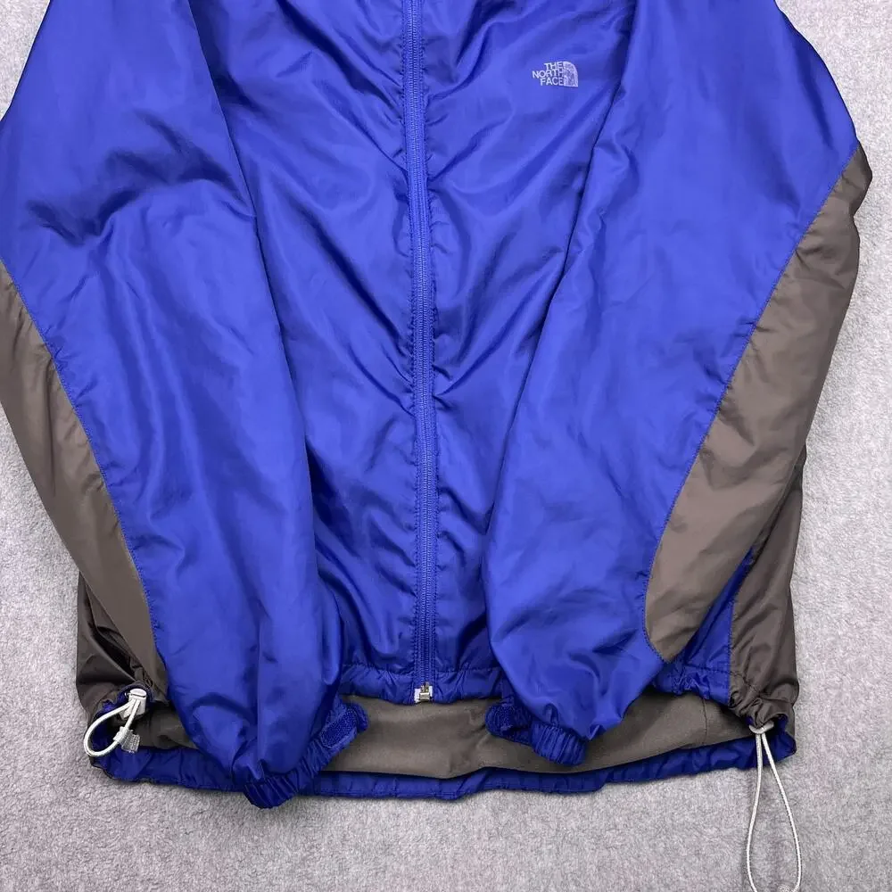 The North Face Windbreaker Jacket Mens XL Blue Polyester Full-Zip‎ Long Sleeve
